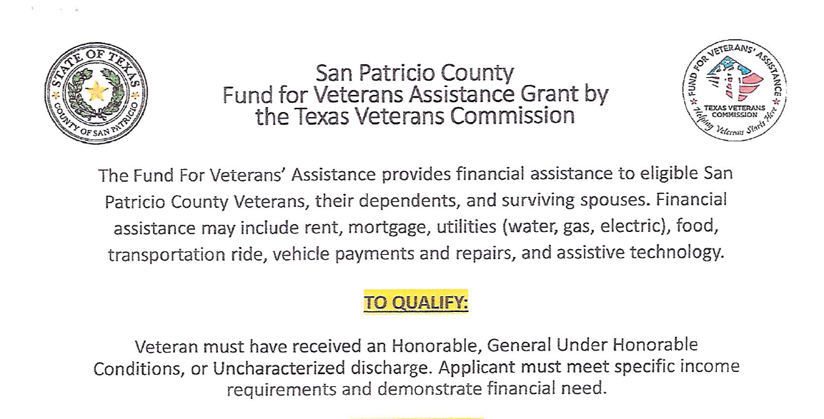 Veterans Assistance Grant
